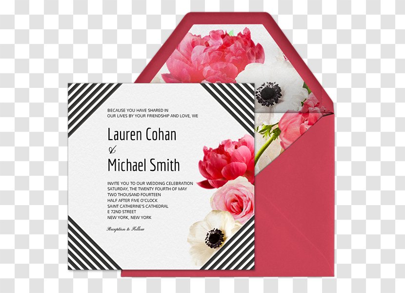 Wedding Invitation Convite RSVP Bridal Shower - Flower Arranging Transparent PNG