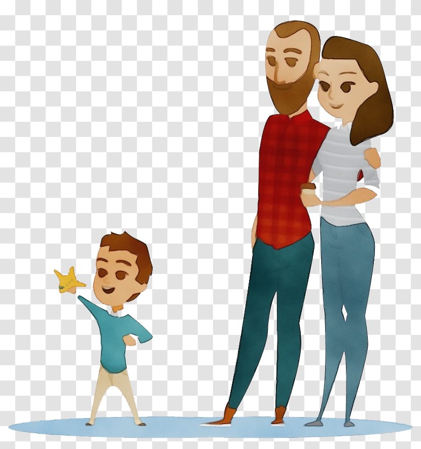 Cartoon People Standing Gesture Animation - Conversation Sharing Transparent PNG