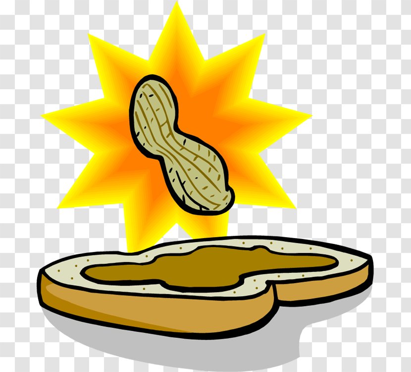 Peanut Butter And Jelly Sandwich Cookie Toast Clip Art - Yellow Transparent PNG