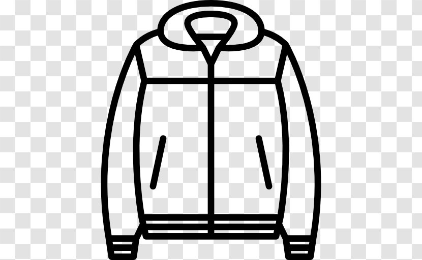 Coat Cartoon - Fashion - Line Art Flight Jacket Transparent PNG