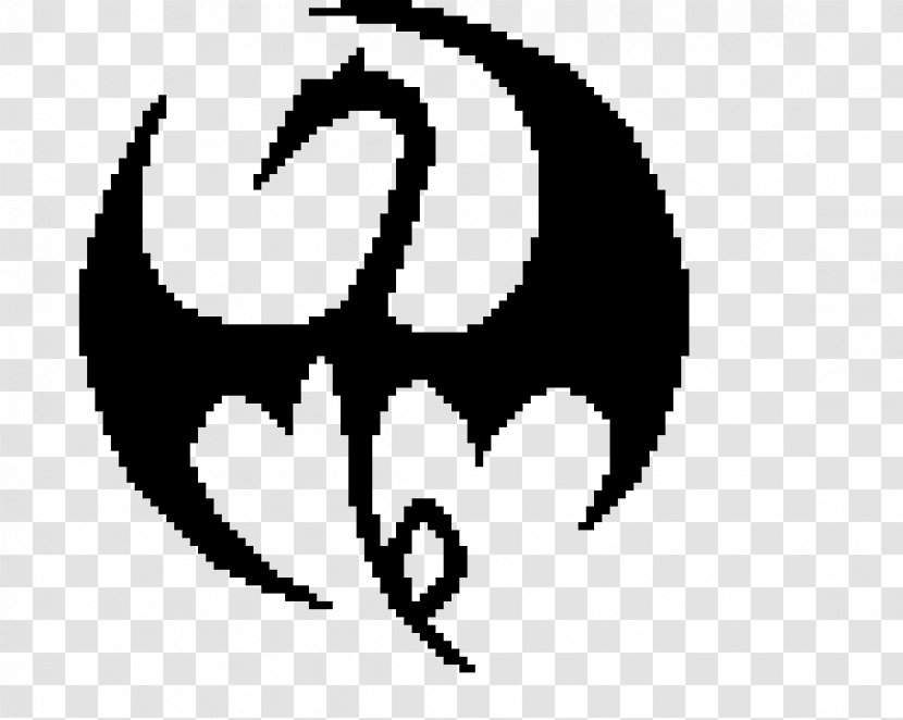Iron Fist Logo Pixel Art Marvel Cinematic Universe Clip - Symbol - Tattoo Transparent PNG