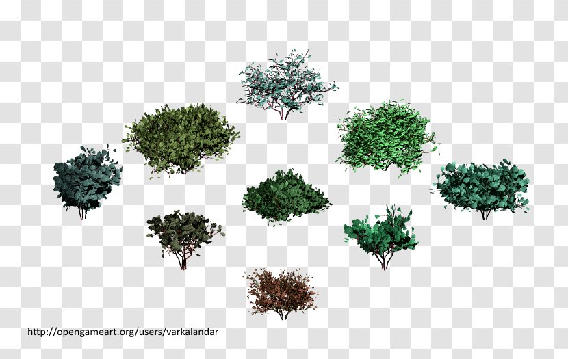 Shrub Tree Woody Plant Isometric Graphics In Video Games And Pixel Art - Green - Hedge Transparent PNG