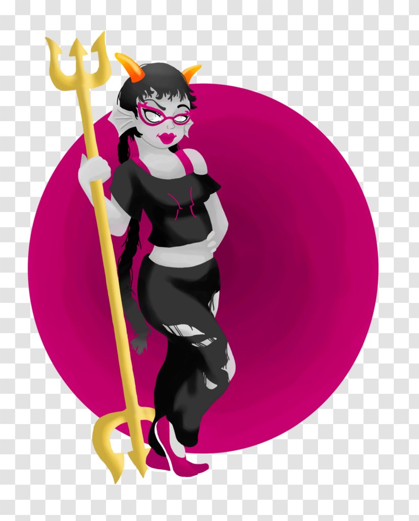 Clip Art Illustration Pink M Legendary Creature - Mythical - Homestuck Peixes Family Transparent PNG