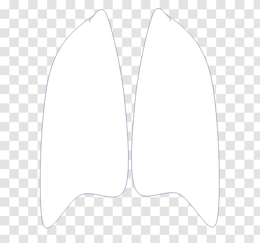 Line Angle - White - Lung Cancer Transparent PNG