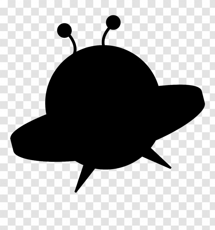 Spacecraft Cartoon Clip Art - Black Silhouettes Spaceship Transparent PNG