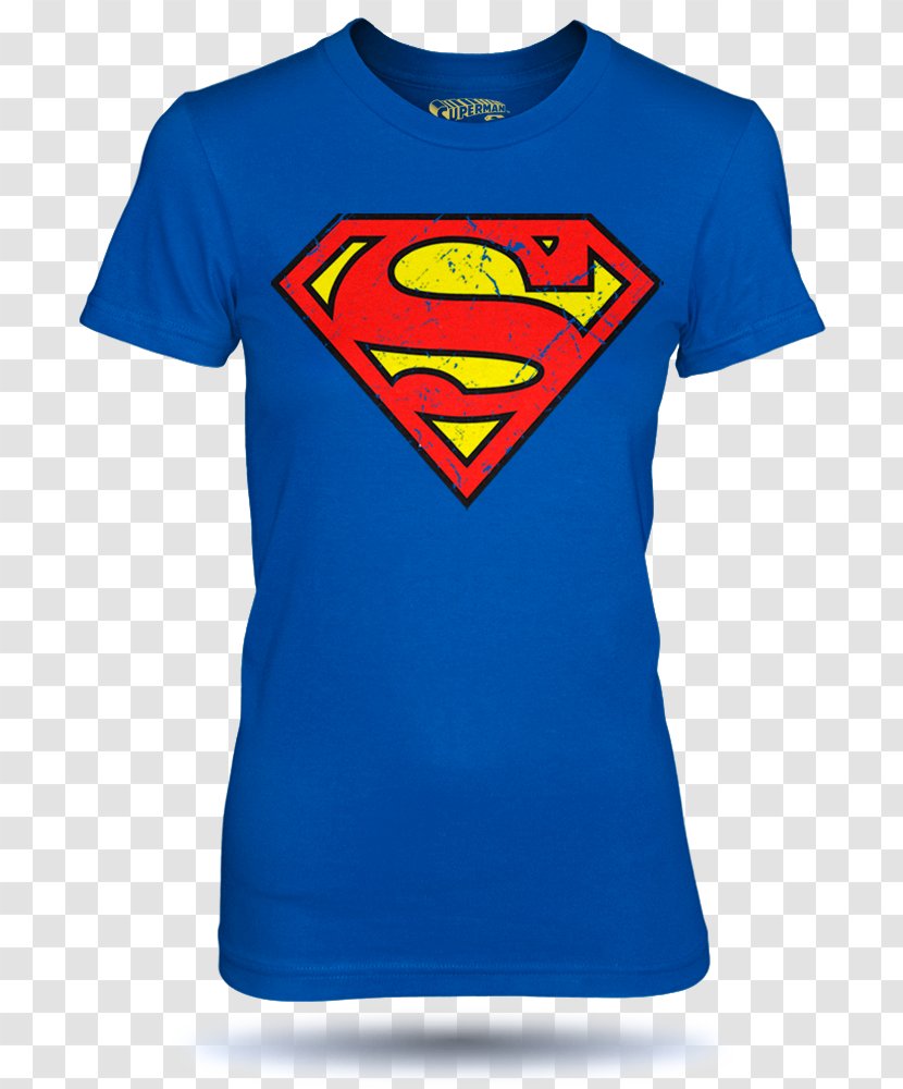 Superman Logo Superhero Batman - Electric Blue Transparent PNG