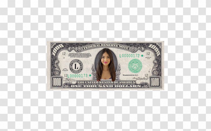 United States One-dollar Bill Dollar Large Denominations Of Currency Banknote Federal Reserve Note Transparent PNG