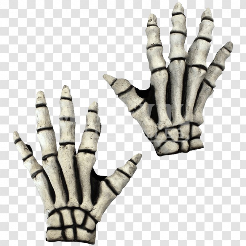 Glove Human Skeleton Hand Costume Transparent PNG