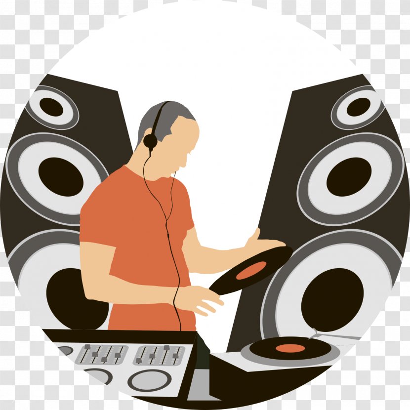 Disc Jockey DJ Mixer - Watercolor - Dj Transparent PNG
