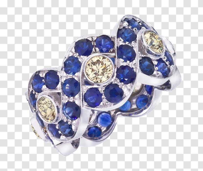 Sapphire Earring Jewellery Diamond - Gemstone Transparent PNG