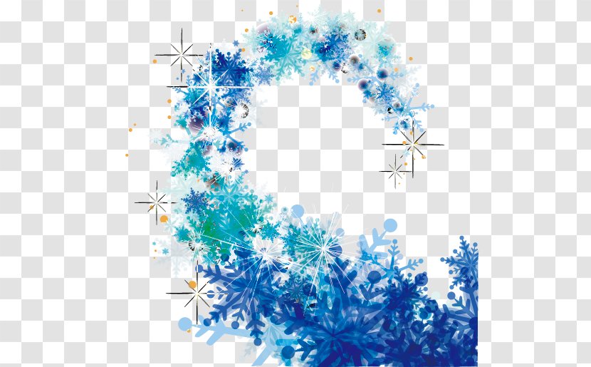 Snowflake Geometric Shape Pattern - Branch - Fantastic Snow Transparent PNG