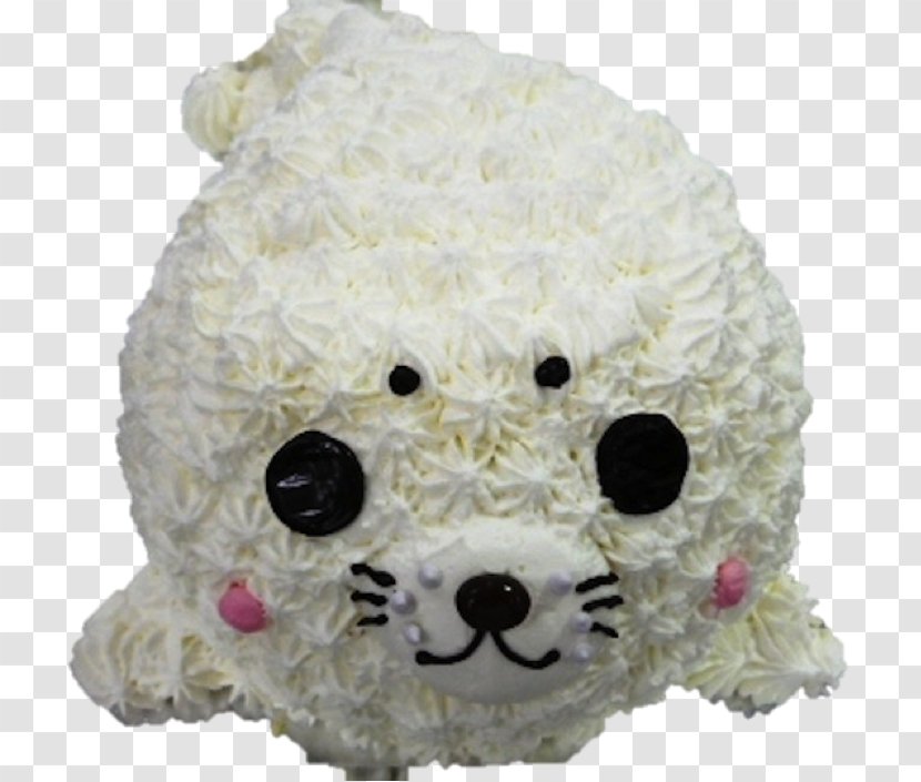 Earless Seal Puppy Birthday Cake Dessert - Biscuit - Cute Transparent PNG