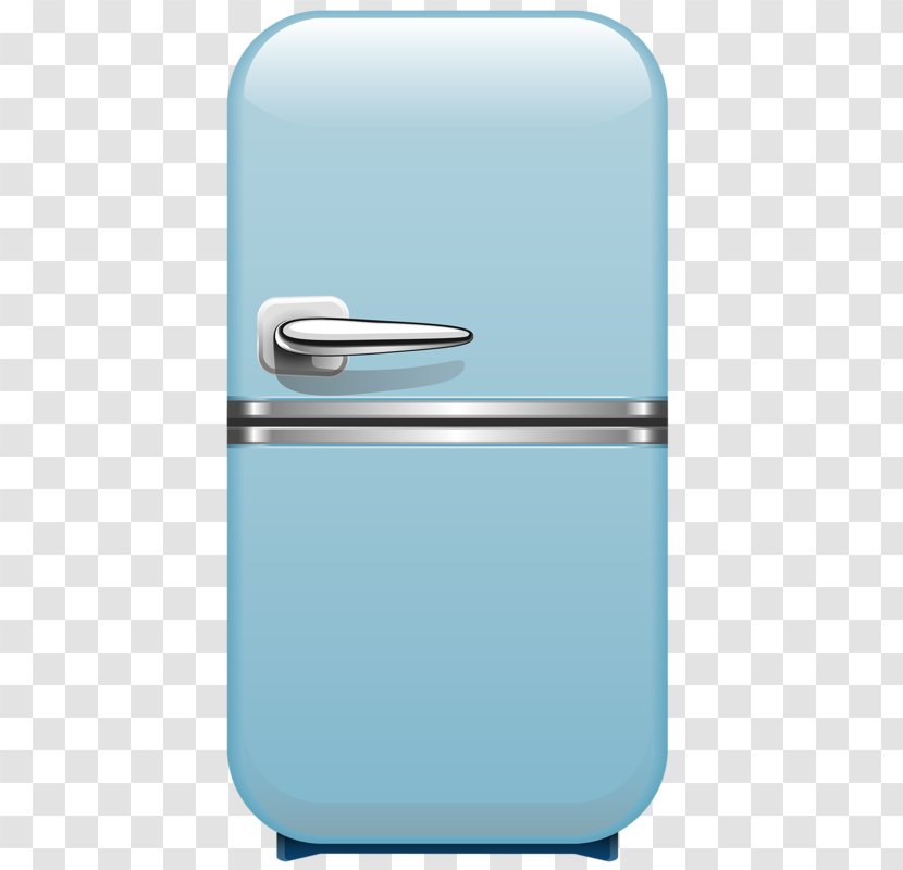 Refrigerator Clip Art - Small Appliance - Blue Transparent PNG