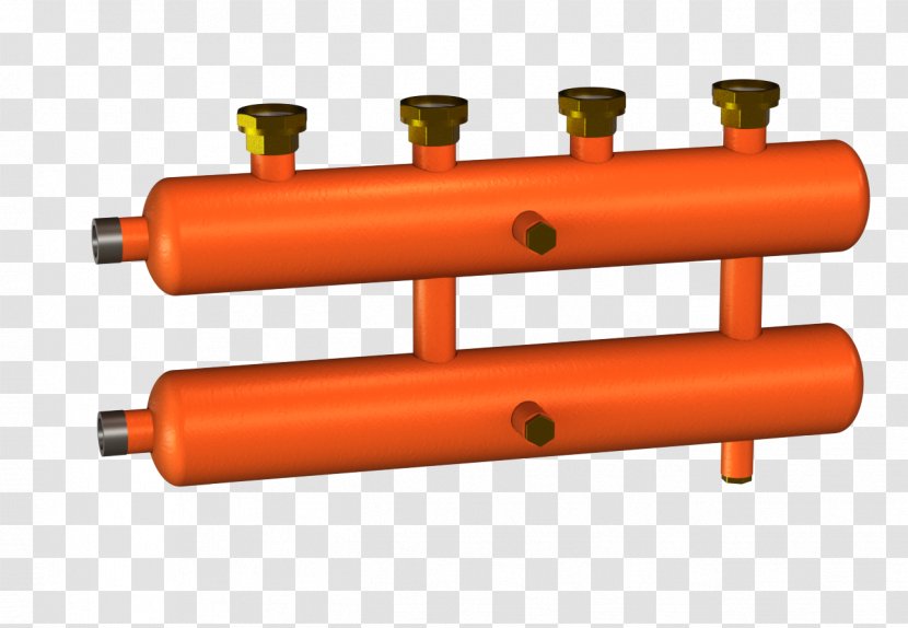Pipe Cylinder - Orange - Design Transparent PNG