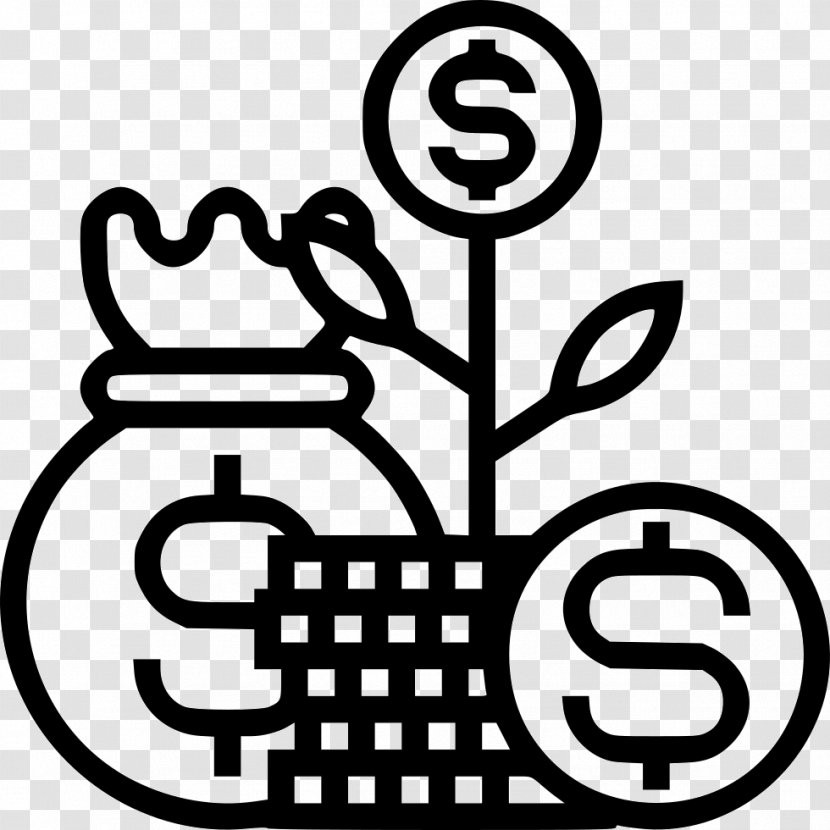 Finance Money - Black And White - Bank Transparent PNG