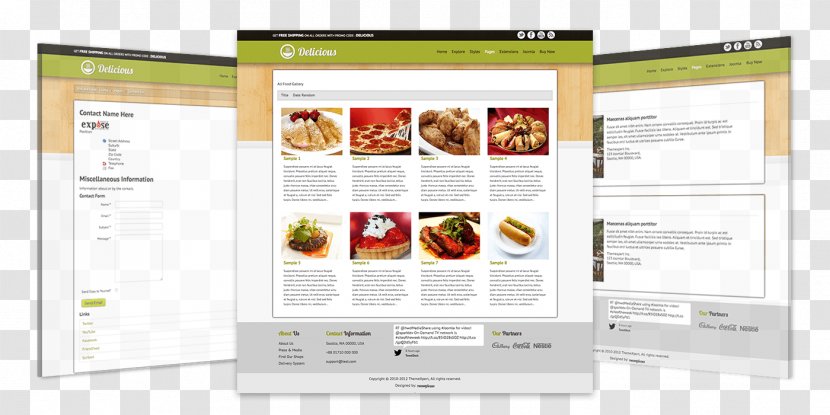 Web Page Display Advertising Computer Software - Delicious Transparent PNG