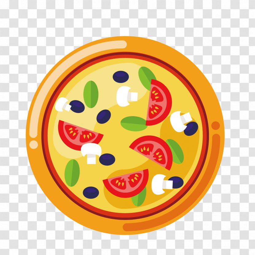 Pizza Delivery Italian Cuisine - Vector Transparent PNG