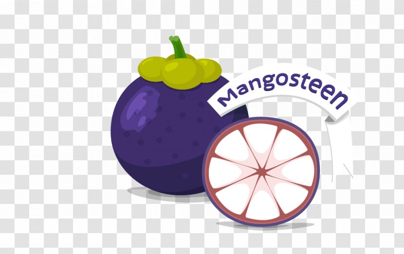 Fruit Purple Mangosteen - Product Design - Eggplant Transparent PNG
