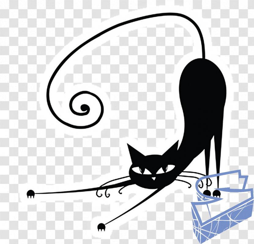 Black Cat Clip Art - Frame - Animal Silhouettes Transparent PNG