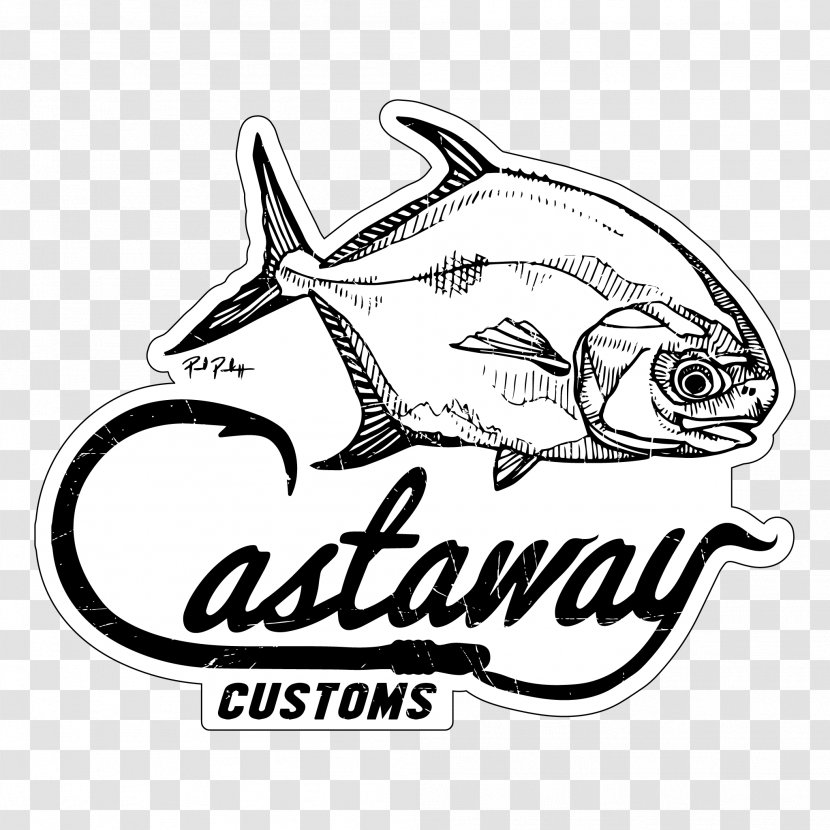 Castaway Customs Decal Logo Boat Skiff - Artwork - Flooring Transparent PNG