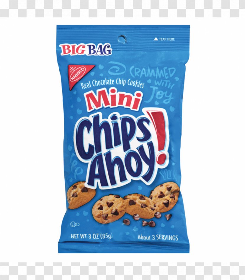 Chocolate Chip Cookie Chips Ahoy! Biscuits - Vegetarian Food Transparent PNG