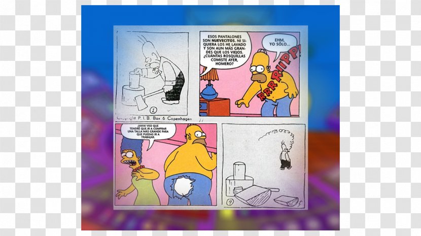 Homer Simpson Comics Drawing Comic Strip Cartoon - James L Brooks - Homero Transparent PNG