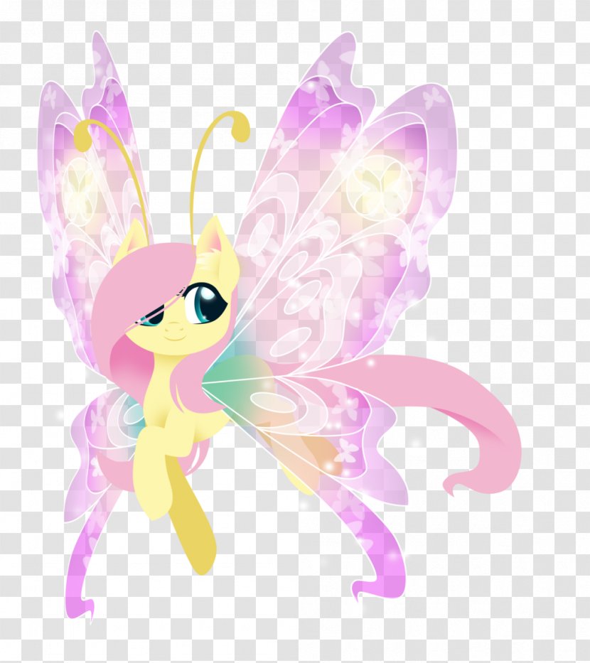 Fluttershy Rainbow Dash My Little Pony Rarity - Easter Bunny - Fairy Transparent PNG