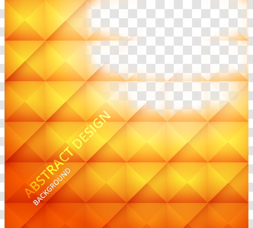 Orange Euclidean Vector - Vecteur - Diamond Lattice Transparent PNG