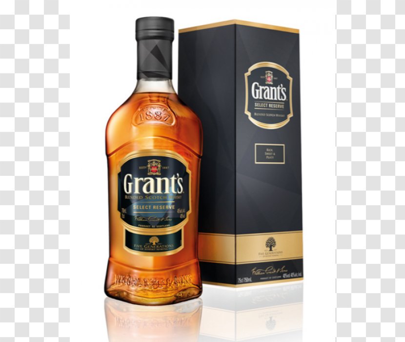 Scotch Whisky Blended Whiskey Grant's - Johnnie Walker - Drink Transparent PNG