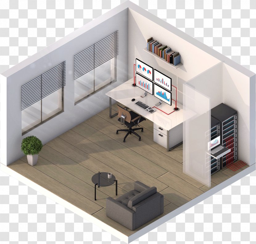 Classroom Office Isometric Projection Space - Conference Centre - Natural And Unrestrained Transparent PNG