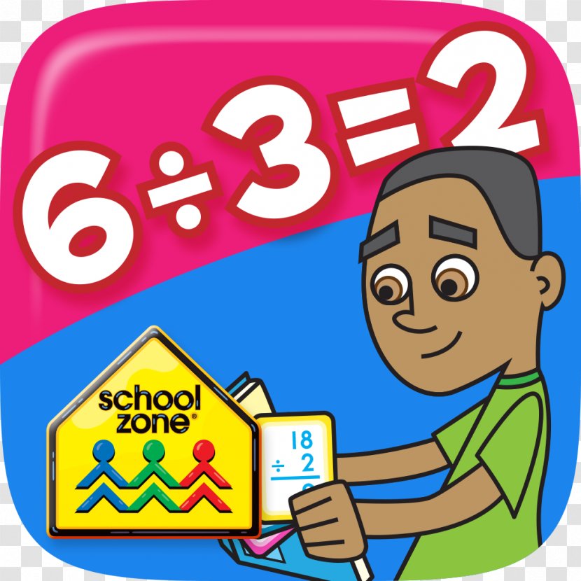 Division Flash Cards Multiplication Third Grade Android School Zone Publishing Company - Play Transparent PNG