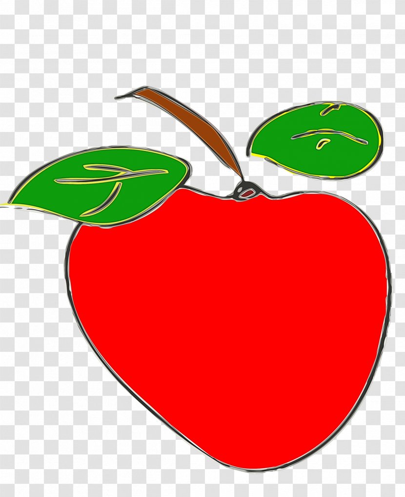 Clip Art Fruit Green Apple Leaf - Plant - Food Tree Transparent PNG