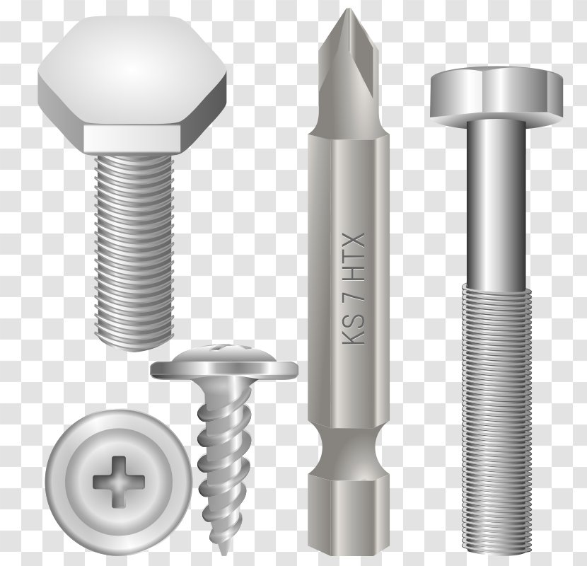 Screw Rivet Bolt - Screwdriver - Ats Cliparts Transparent PNG