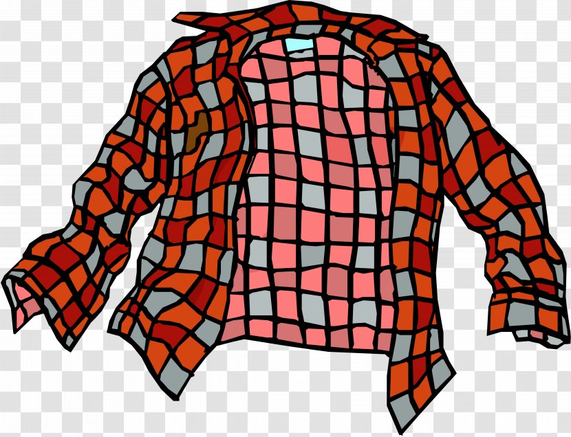 Clip Art Flannel Shirt Blue Black Transparent PNG