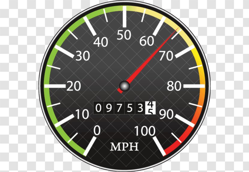 Vector Graphics Motor Vehicle Speedometers Car Odometer Image - Tachometer Transparent PNG