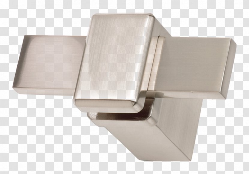 Brushed Metal Nickel Wall - Hook - Pull Buckle Armchair Transparent PNG