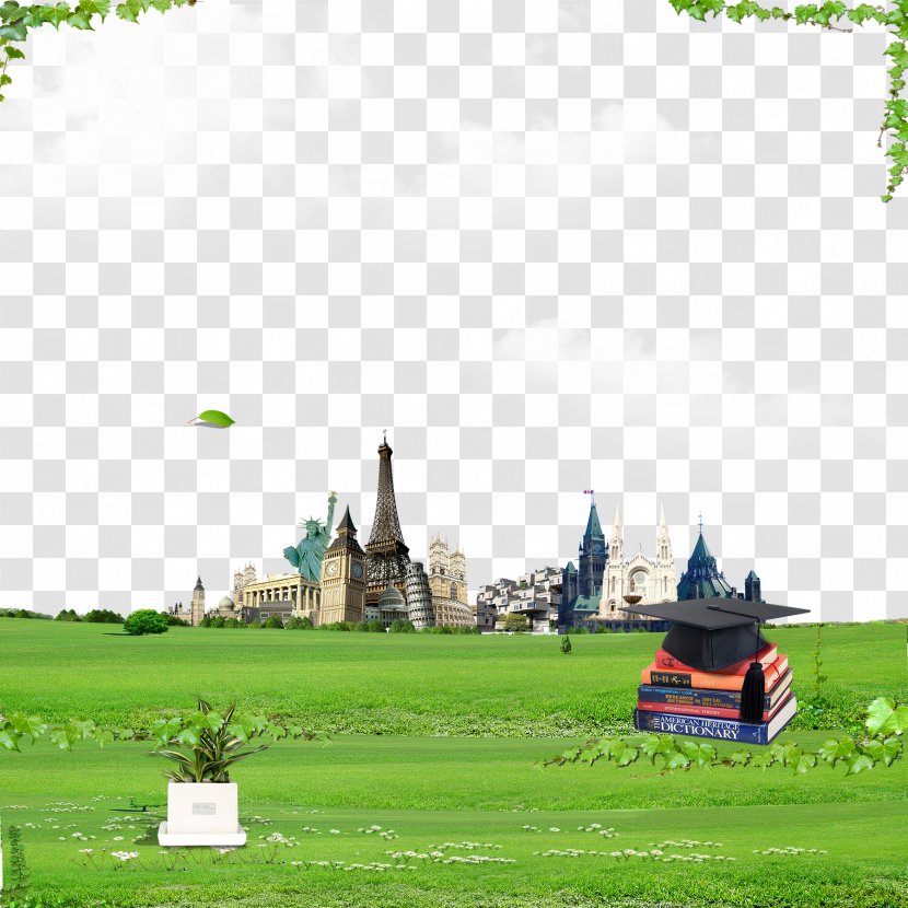 Lawn Sky Daytime Green Wallpaper - Computer - Canadian Study Background Transparent PNG