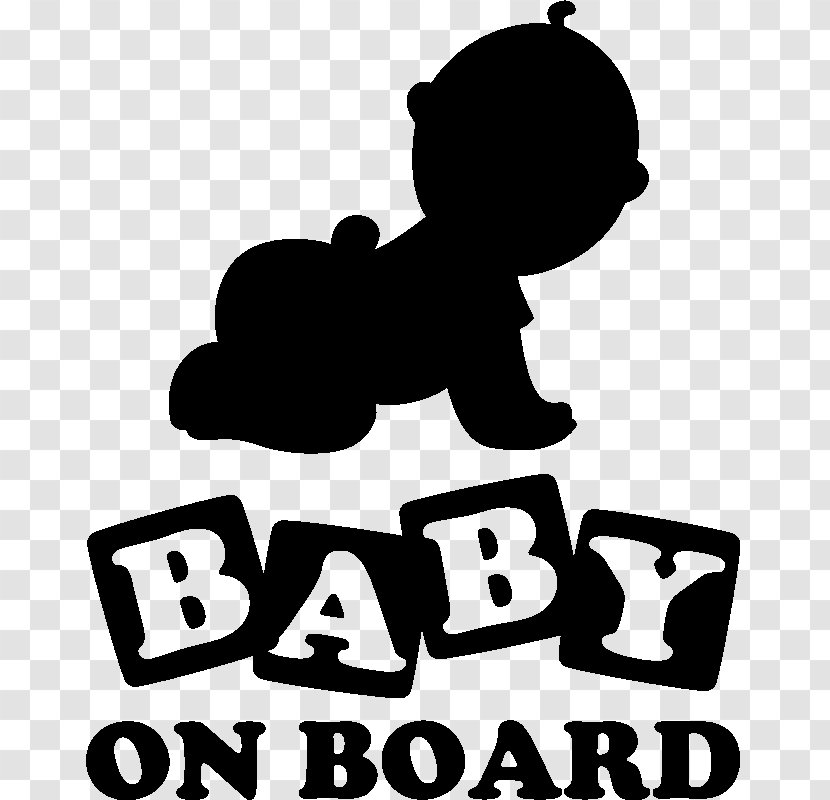 Logo Link Patrocinado Brand Font - Silhouette - Baby On Board Transparent PNG