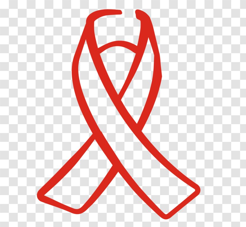 Awareness Ribbon HIV/AIDS Red - Area - Alerts Transparent PNG