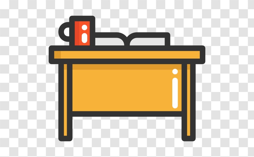 Desk Teacher School Classroom - Furniture Transparent PNG
