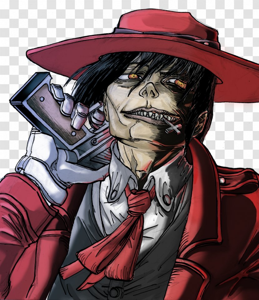 Fiction Supervillain Illustration Animated Cartoon Gentleman - Alucard Hellsing Transparent PNG