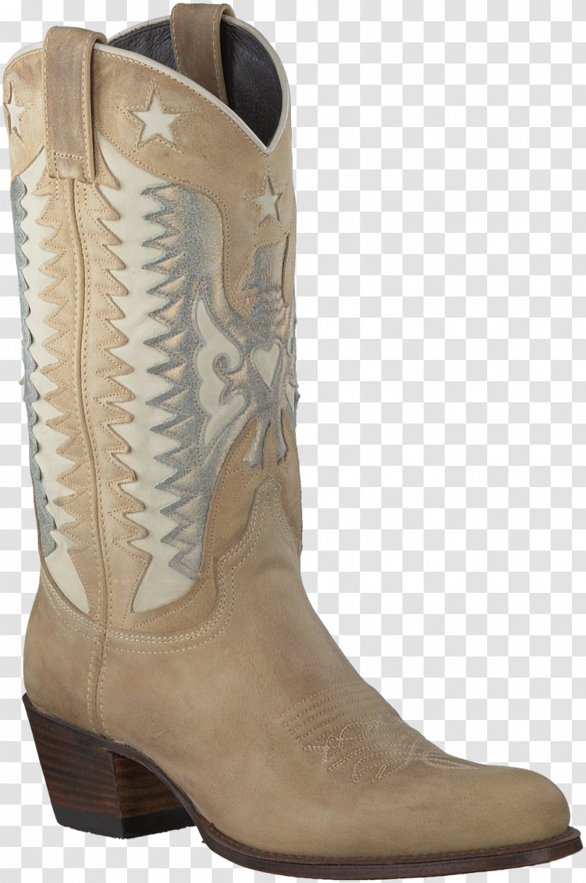 Cowboy Boot Beige Shoe Footwear - Walking - Boots Transparent PNG
