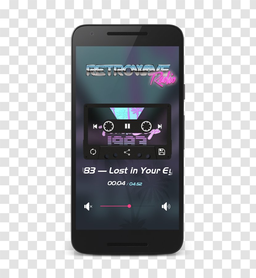 Feature Phone Smartphone Handheld Devices Synthwave Android - Tree Transparent PNG