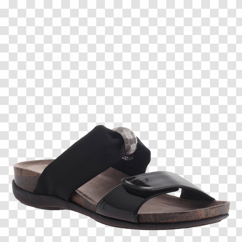 Sandal Shoe Footwear Wedge Slide - Walking - Flat Irregular Shape Transparent PNG