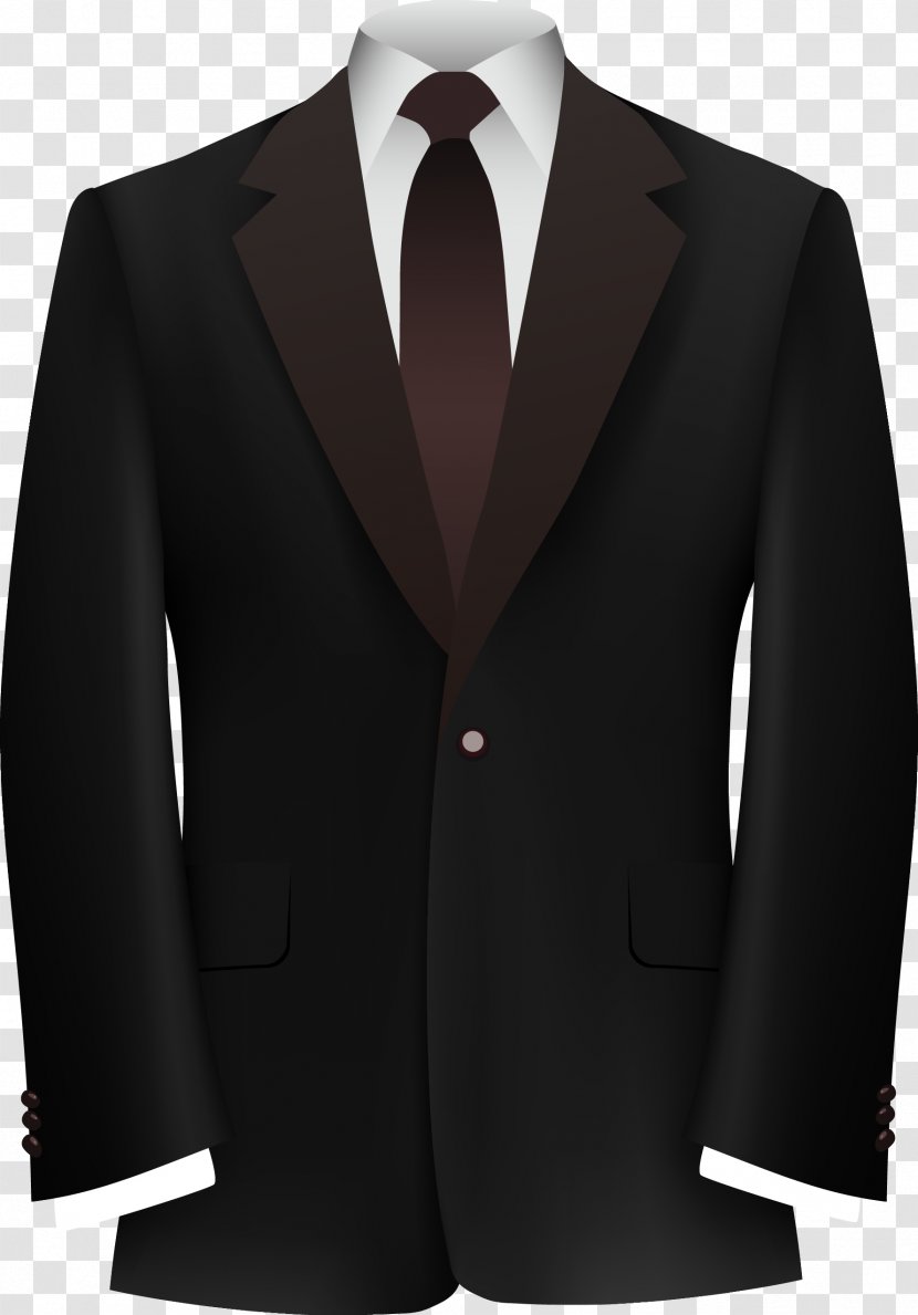Suit Clothing Formal Wear - Black - Men's Transparent PNG