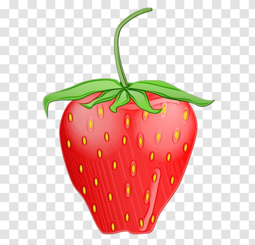 Strawberry - Watercolor - Flower Accessory Fruit Transparent PNG