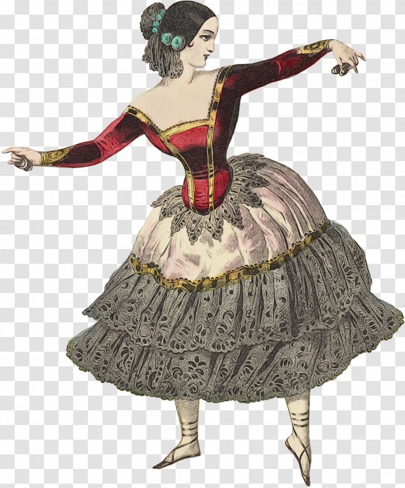 Performing Arts Costume Design Figurine - Victorian Fashion - Footwear Transparent PNG