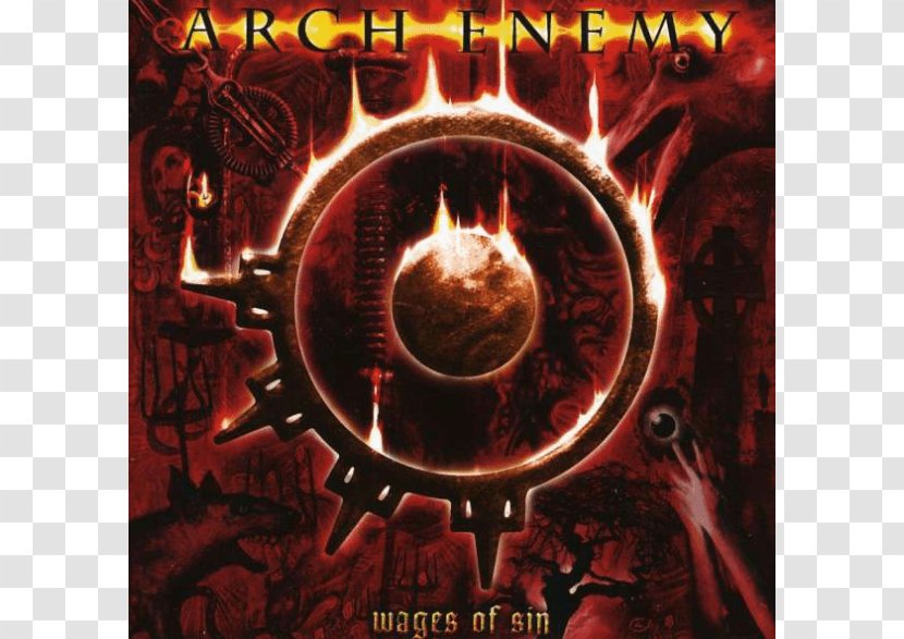 Wages Of Sin Arch Enemy Album Compact Disc Century Media Records - Cover - Pc Game Transparent PNG