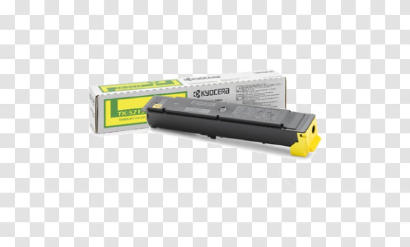 Yellow Toner Cartridge Kyocera Laser Printing - Electronics - Printer Transparent PNG