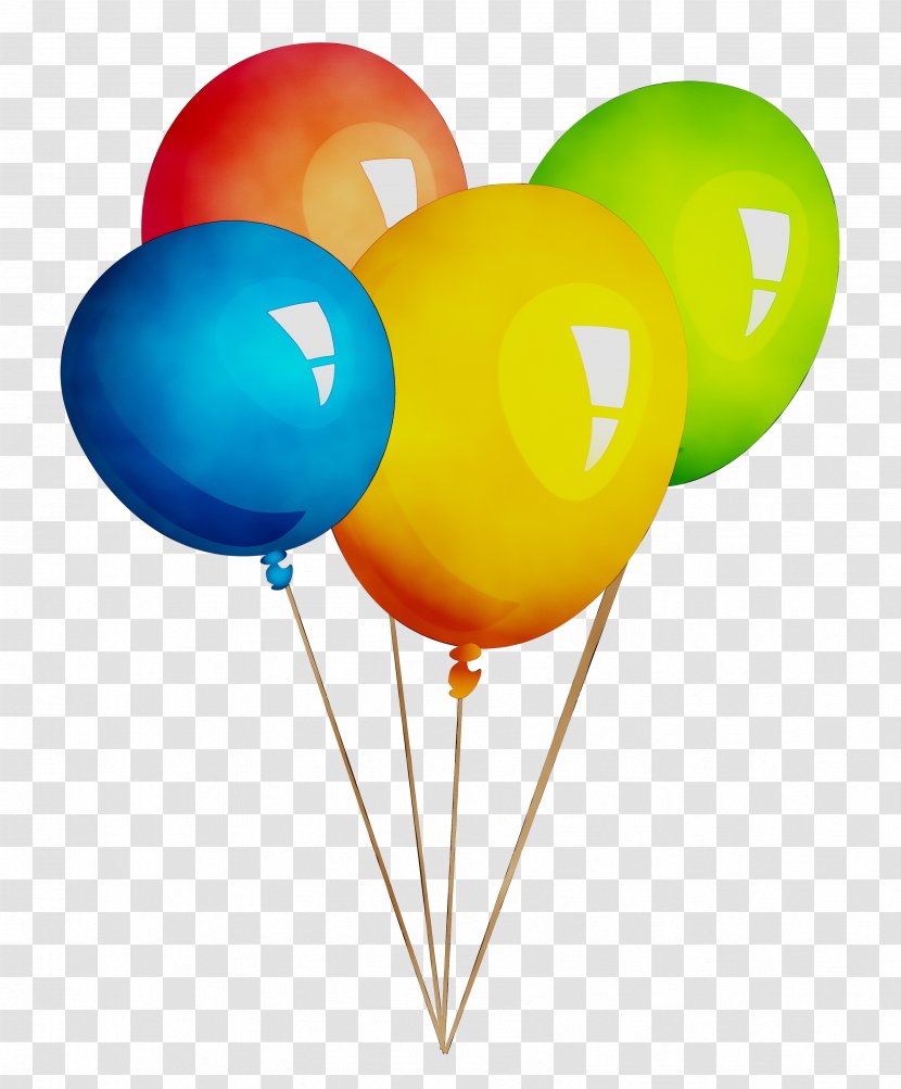 Cluster Ballooning Yellow Product - Party Supply Transparent PNG